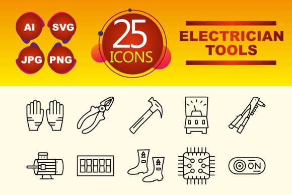 A Strategic Guide to Using Electrician Tools Icons in Modern Digital Projects