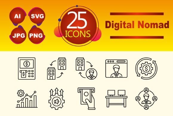 Digital Nomad: Evaluating a Targeted Icon Set for Mobile and Web Design