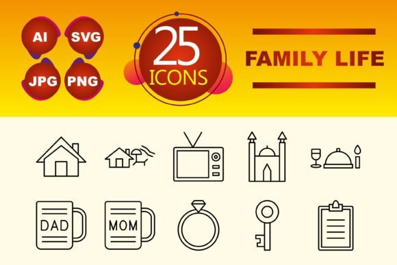 Enhancing Your Digital Projects with Family Life Icon Sets