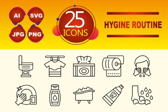 Evaluating the Hygine Routine Icon Set