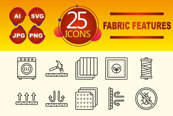 Introducing Fabric Features: A Versatile Icon Set for Modern Design