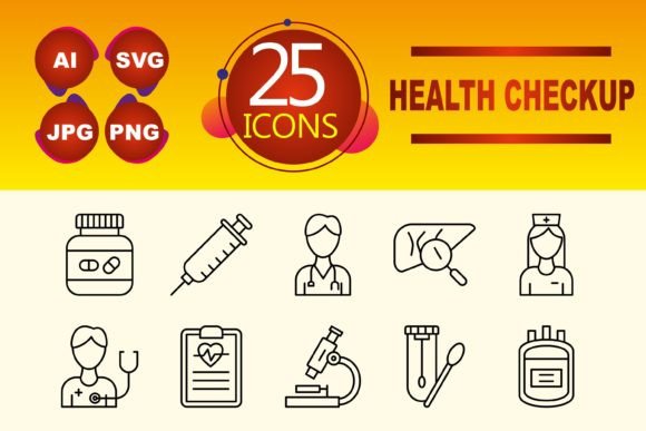 The Health Checkup Icon Set: A Professional Toolkit for Digital Design