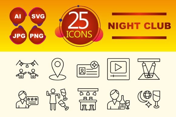 The Night Club Icon Set: An Analysis for Designers