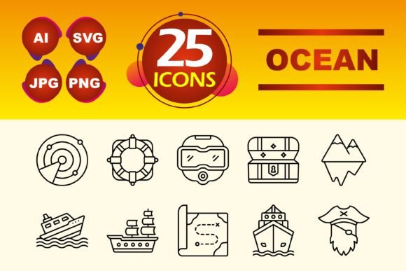The Ocean Icon Set: A Deep Dive into Design Versatility