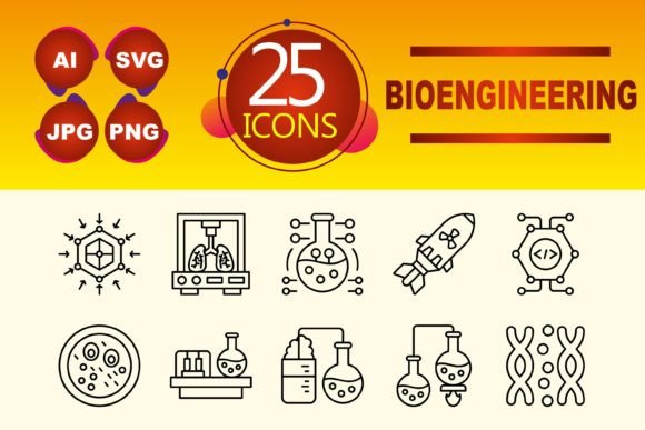 The Practical Value of Bioengineering Icon Sets for Digital Projects