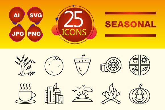 Why Seasonal Icon Sets Capture the Year's Mood